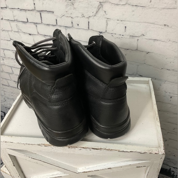 New! Wolverine Black Steel Toe Leather Work Boots Shoes F2413-18 Mens Size 11.5 - Picture 5 of 9